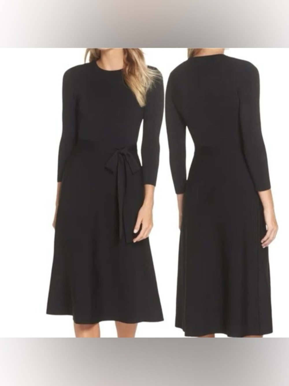 Eliza J fit and flare sweater dress